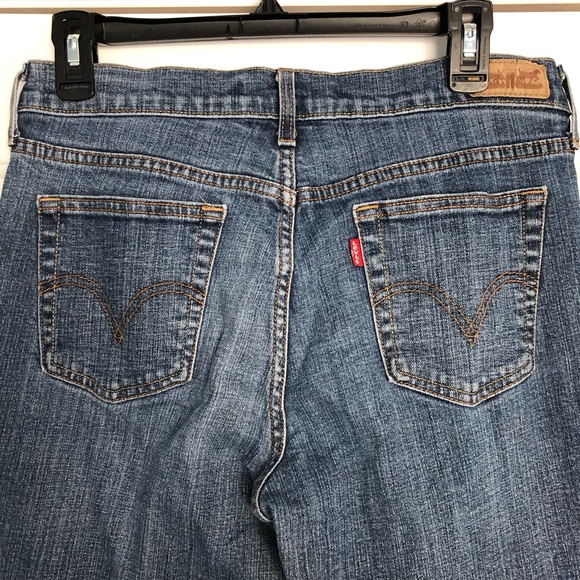 Levi’s Jeans Women's Size 6 Long Blue 505 Straight Leg Jeans Classic - Picture 2 of 13